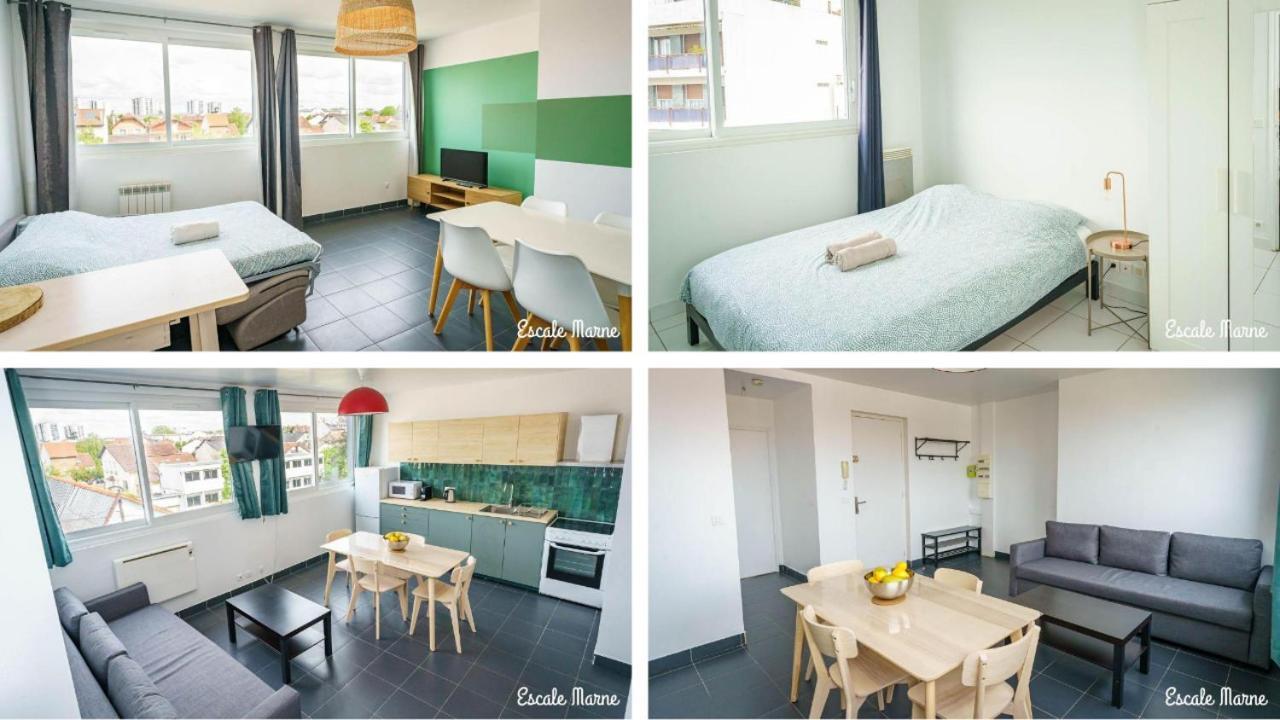 Parking Rue Gratuit - 20 Pour Cent Sur Escale-marne,fr - De 1 A 10 Personnes - Vue Panoramique, Lave Linge, 10mn Metro 8, Rer A - Garde A Bagage Gratuite 24-7 - 2eme Etage * Maisons-Alfort